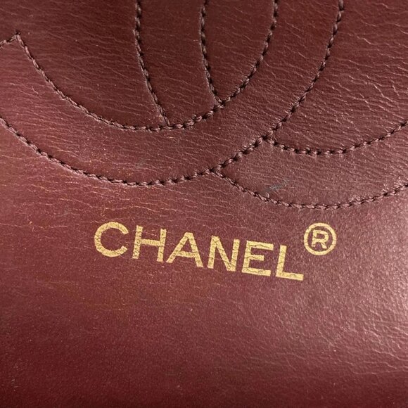Auth CHANEL Double Flap Matelasse - Black Lambskin Shoulder Bag Gold hardware - Picture 14 of 15